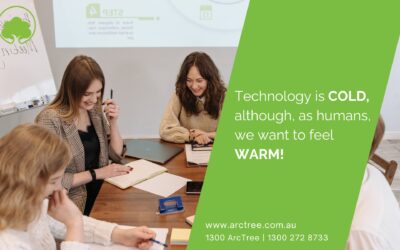 Technology is COLD, although, as humans, we want to feel WARM!
