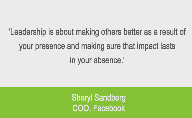 Sheryl Sandberg Leadership quote emotional intelligence