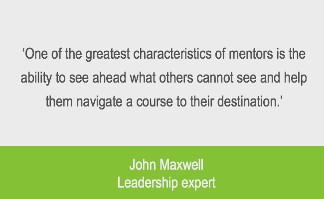 Leadership mentor quote from John Maxwell